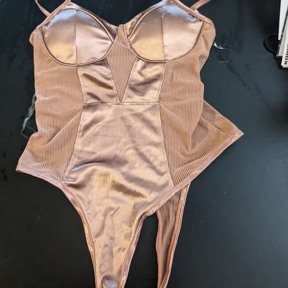 Beige bodysuit